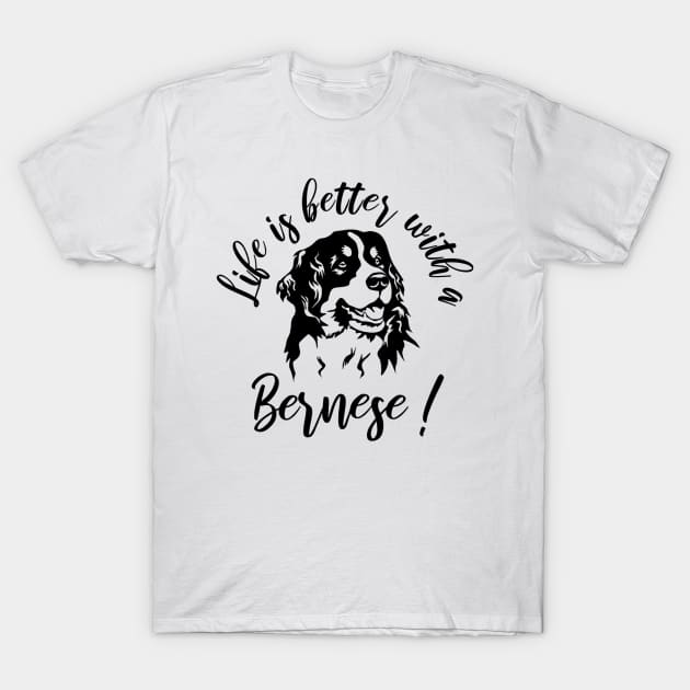 Bernese mountain dog T-Shirt by Bernesemountaindogstuff